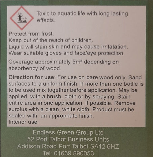 Dark Oak Water Based Wood Stain