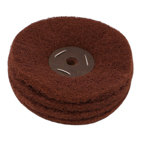 Satin Finish Abrasive Wheels 4" - W100