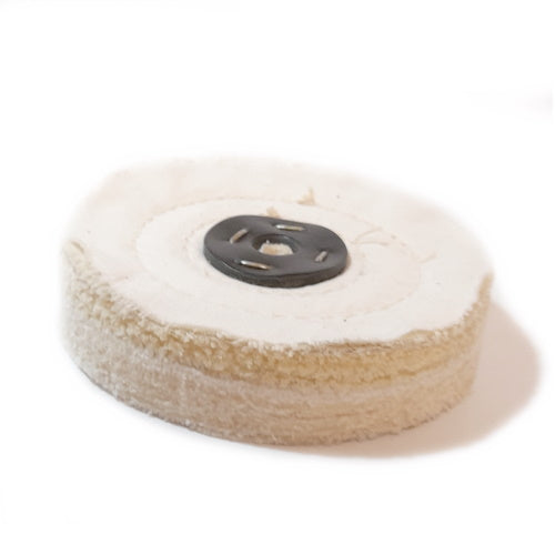 Open 2 Row Stitched Cotton Wheel 6"  - OS150/2