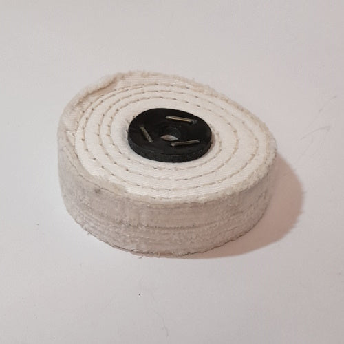 Close Stitched Cotton Polishing Wheel 4" - C100