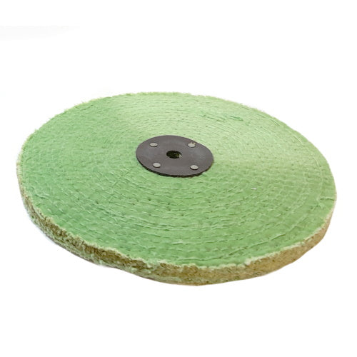 Hard Green Sisal Polishing Wheel - 8" GS200