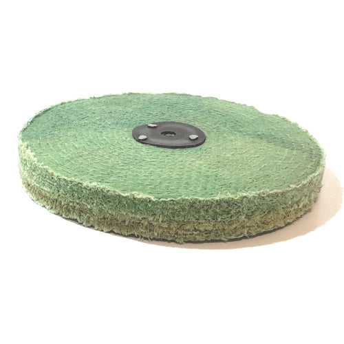 Hard Green Sisal Polishing Wheel - 8" GS200