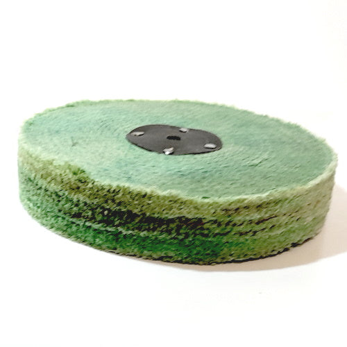 Hard Green Sisal Polishing Wheel - 8" GS200