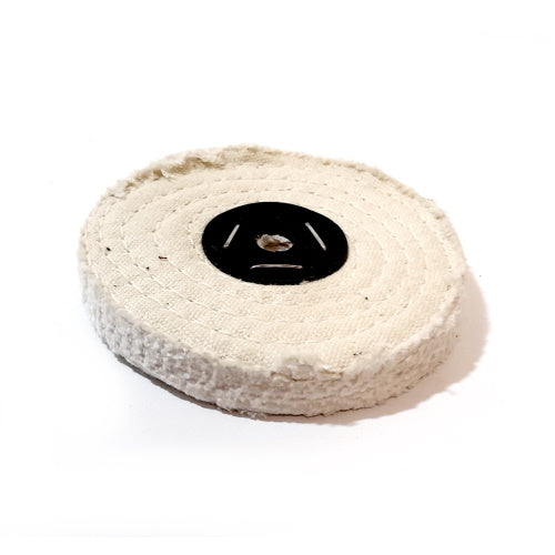 Close Stitched Cotton Polishing Wheel 4" - C100