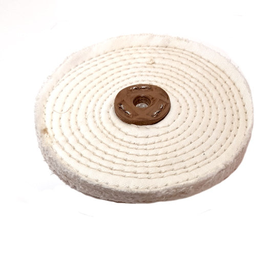 Close Stitched Cotton Polishing Wheel 6" - C150